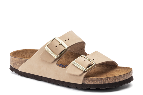 BIRKENSTOCK - ARIZONA - NARROW - NUBUCK LEATHER - SOFT FOOTBED