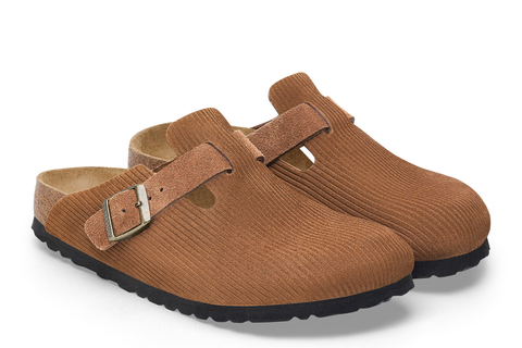 BIRKENSTOCK - BOSTON CORDUROY - REGULAR - SUEDE LEATHER EMBOSSED