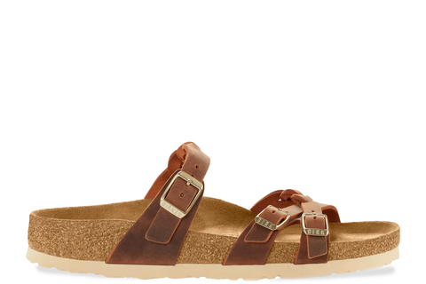 BIRKENSTOCK - FRANCA BRAIDED - NARROW - OILED LEATHER